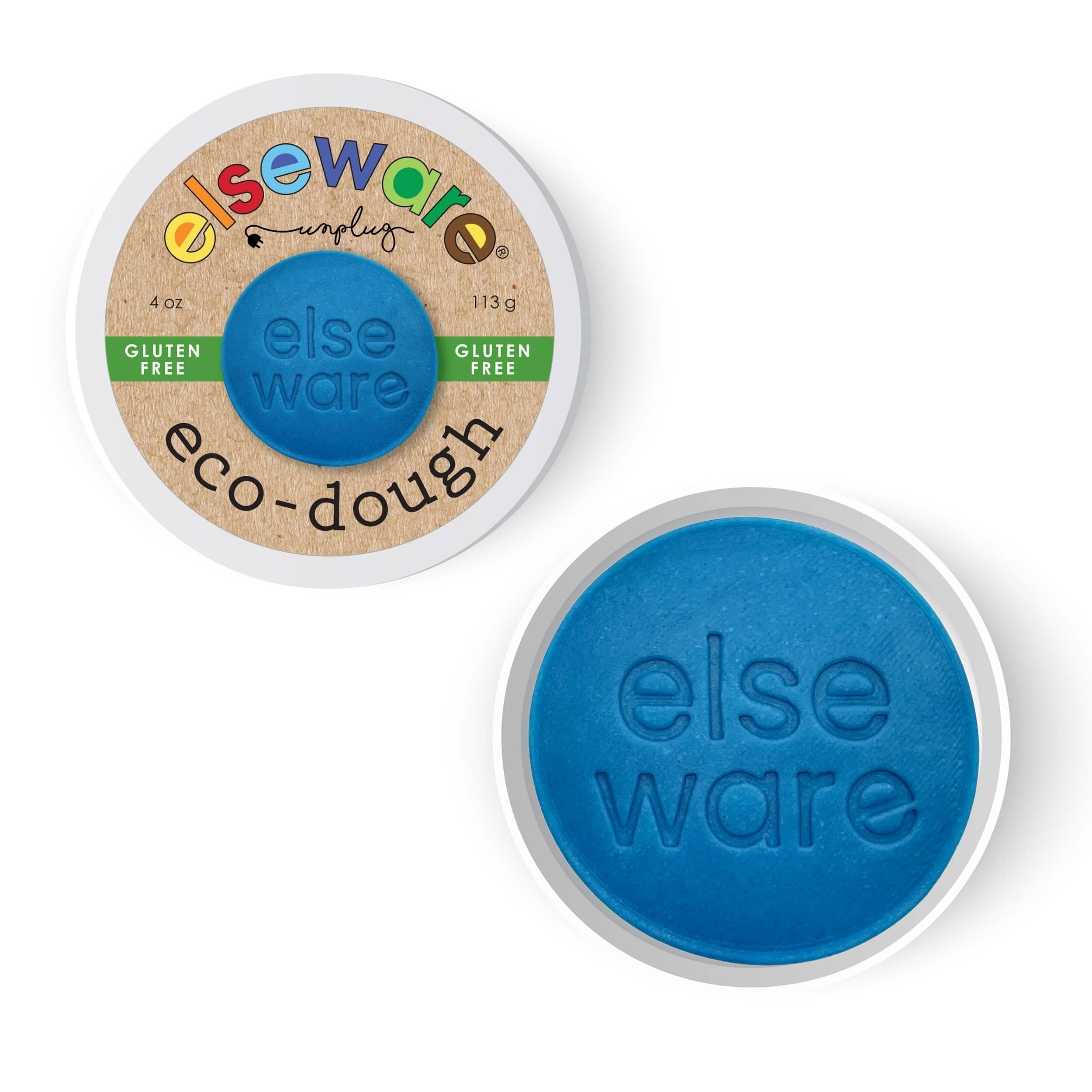 🍎Eco-Dough 4pk GLUTEN FREE – Natural, Non-Toxic Sensory Toy