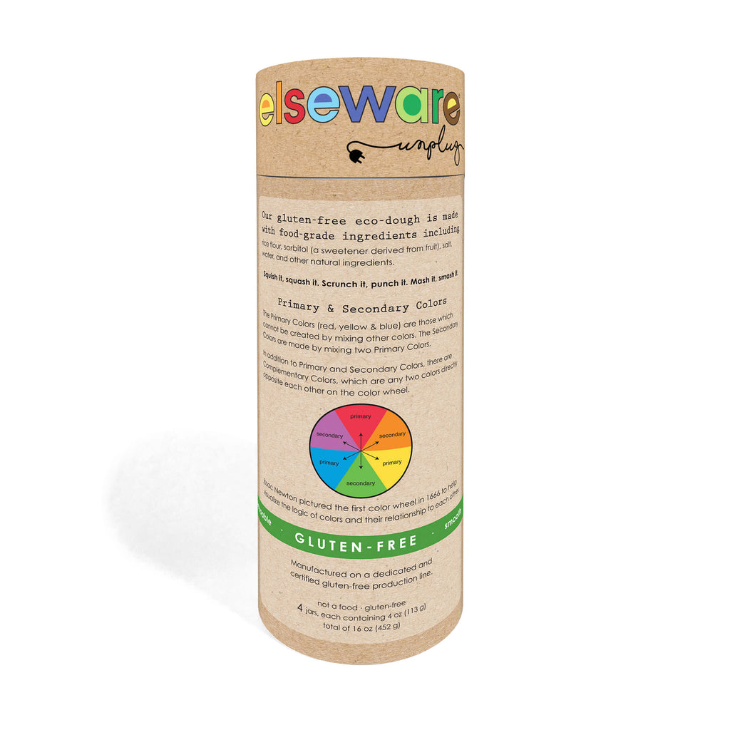 🍎Eco-Dough 4pk GLUTEN FREE – Natural, Non-Toxic Sensory Toy