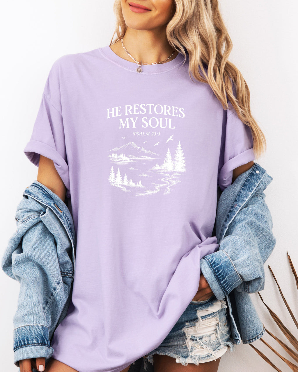 He Restores My Soul Tee 🌿