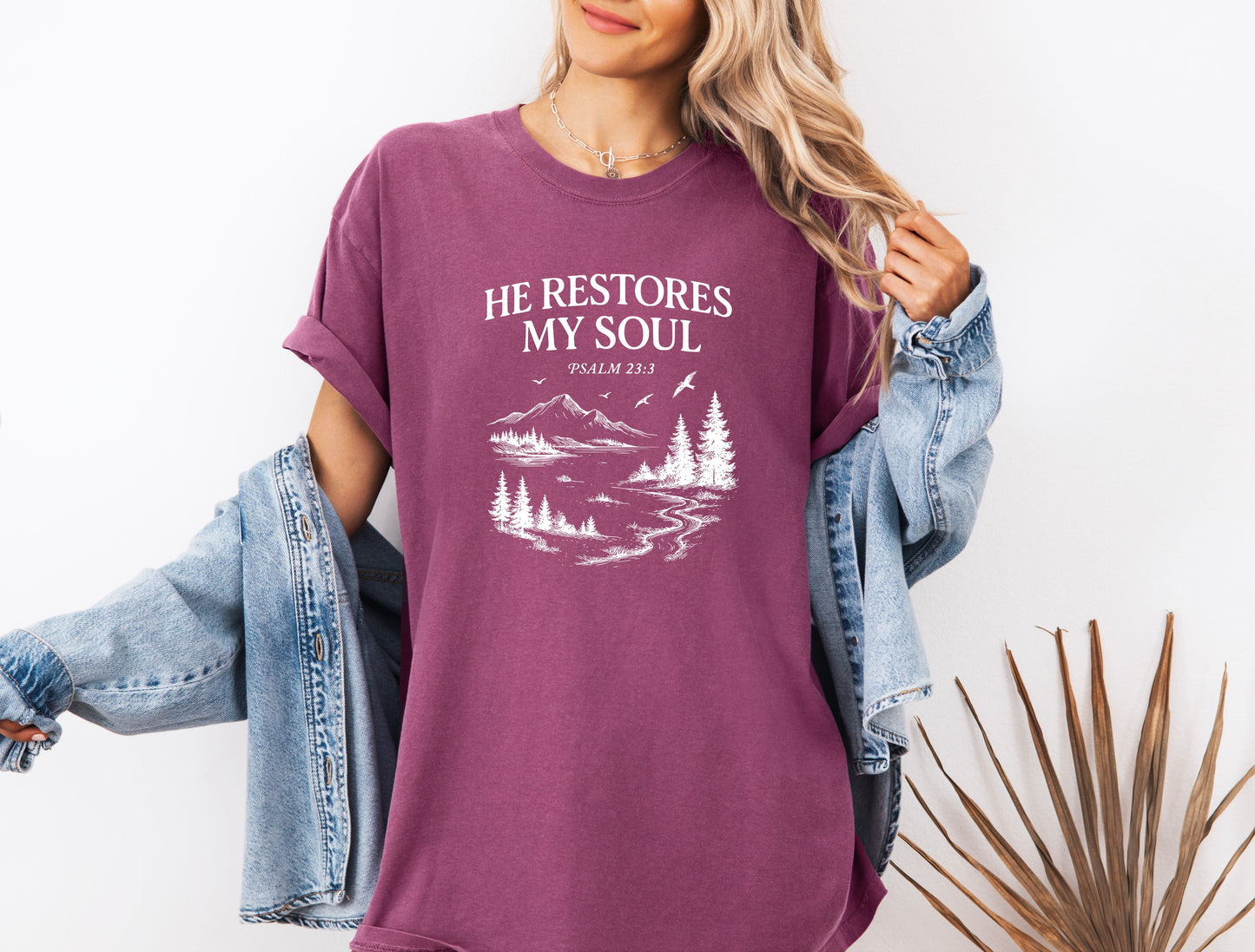 He Restores My Soul Tee 🌿