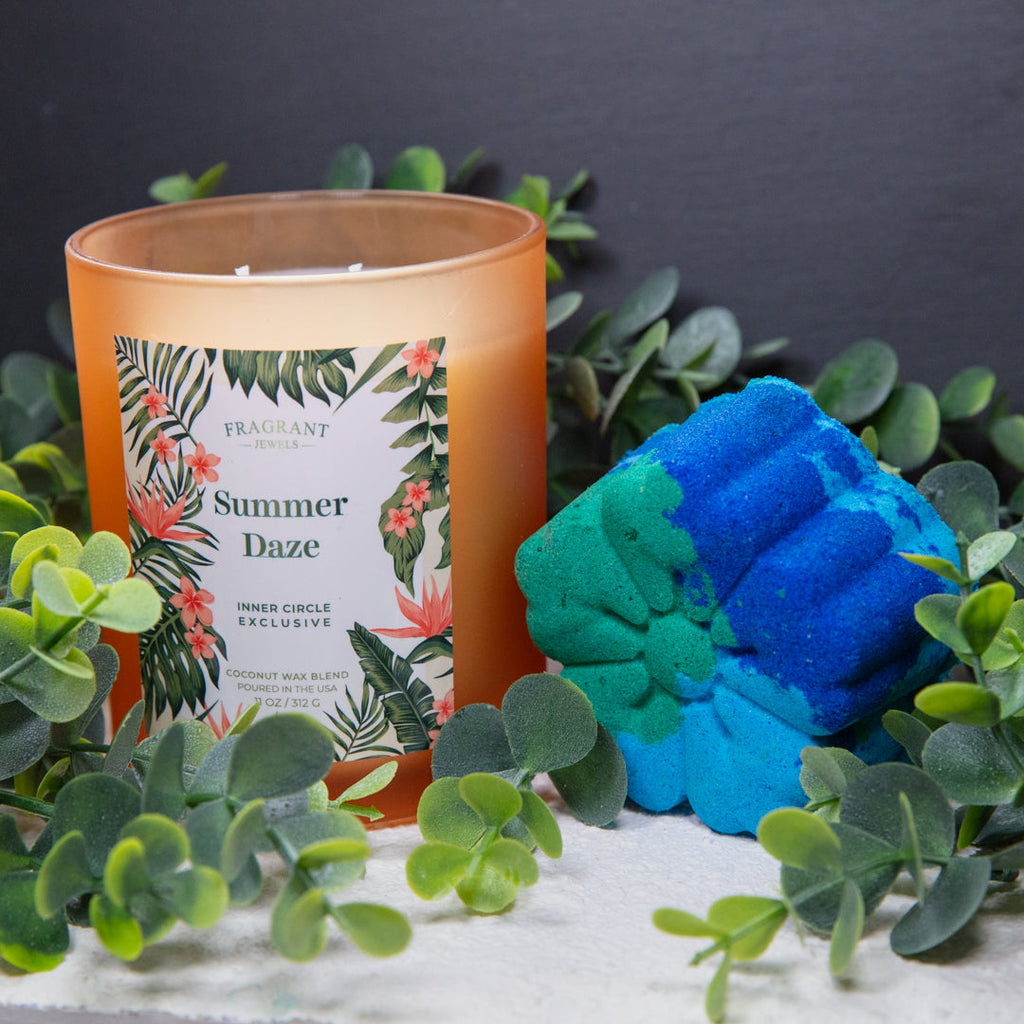 ☀️Sunshine Reset Soak
|Candle and Bath Bomb Set