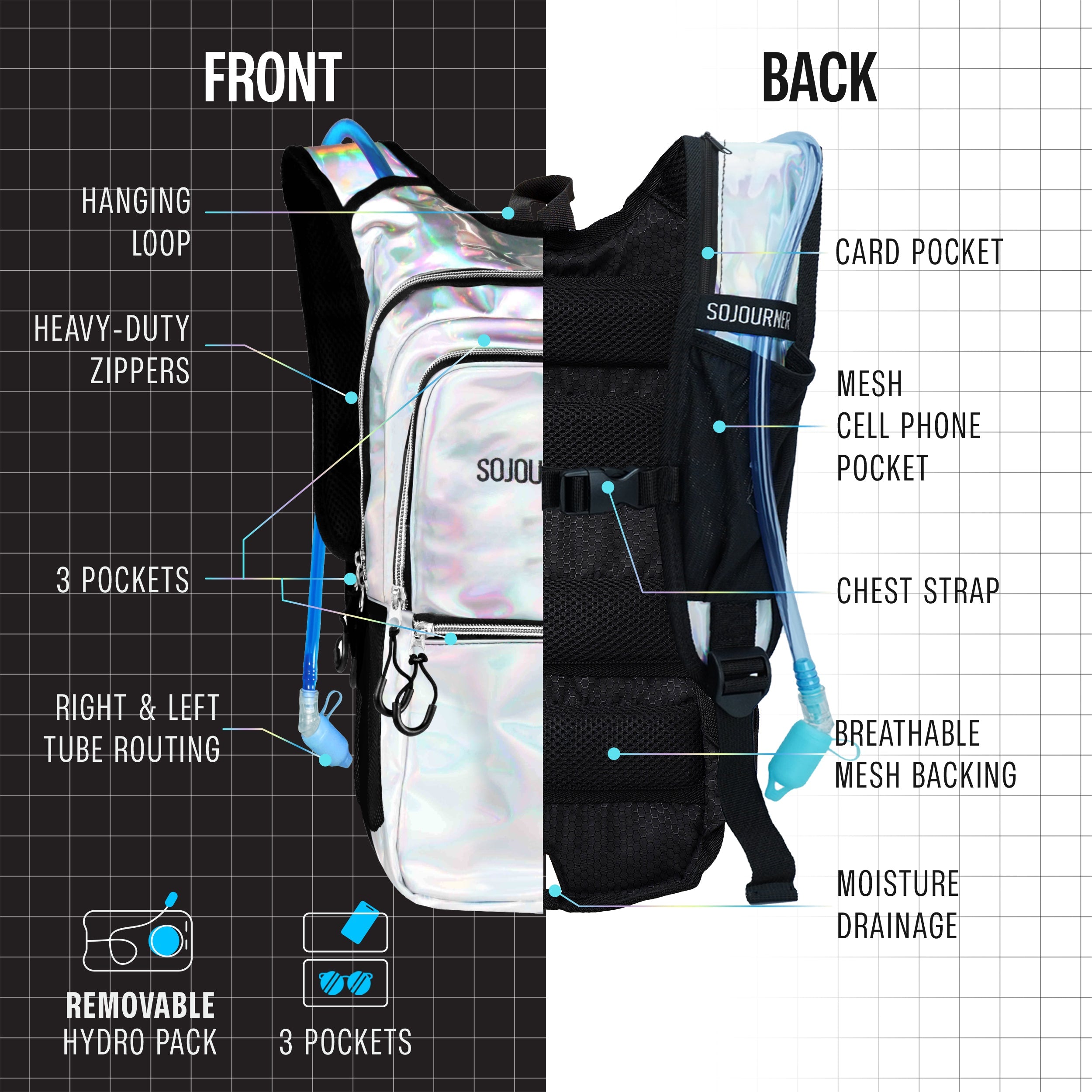 🎒Hydration Pack~ Backpack (Medium)