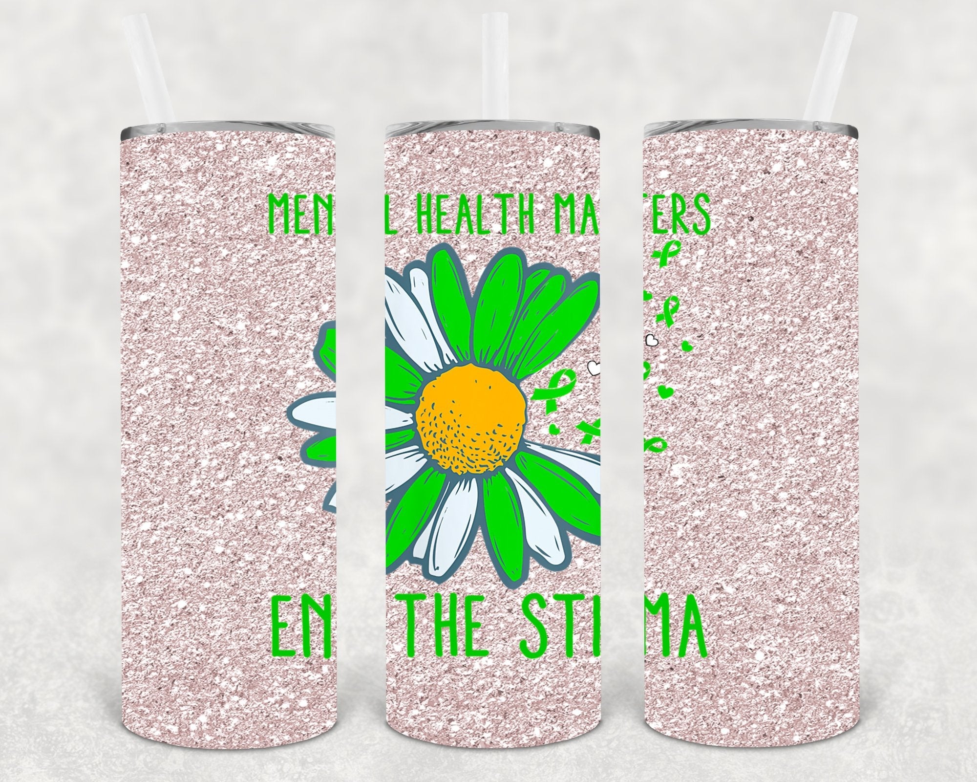 End the Stigma Tumbler – Speak It, Break It (20oz)