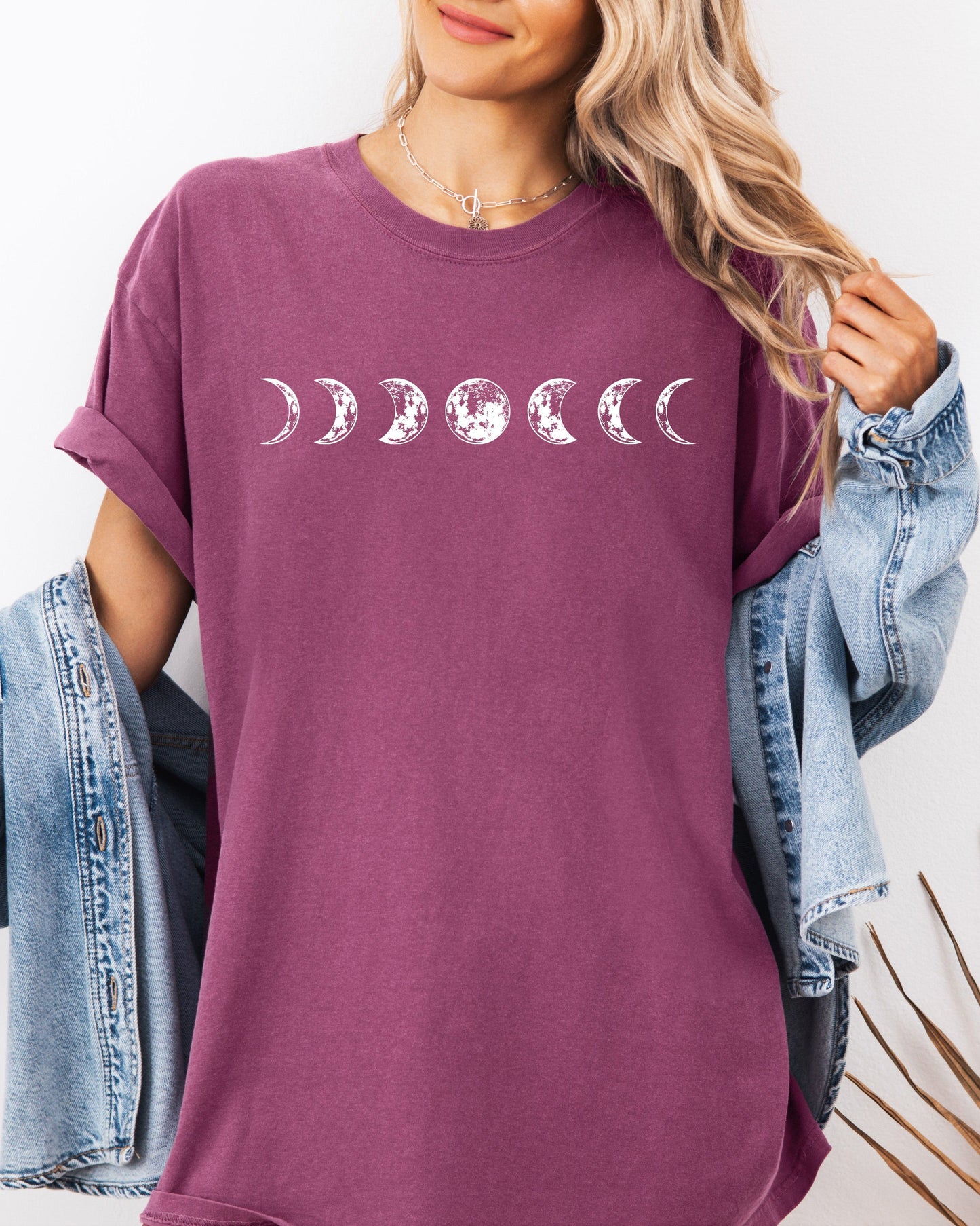 Moon Phase Tee 🌙 | Cozy Nature Graphic Tee