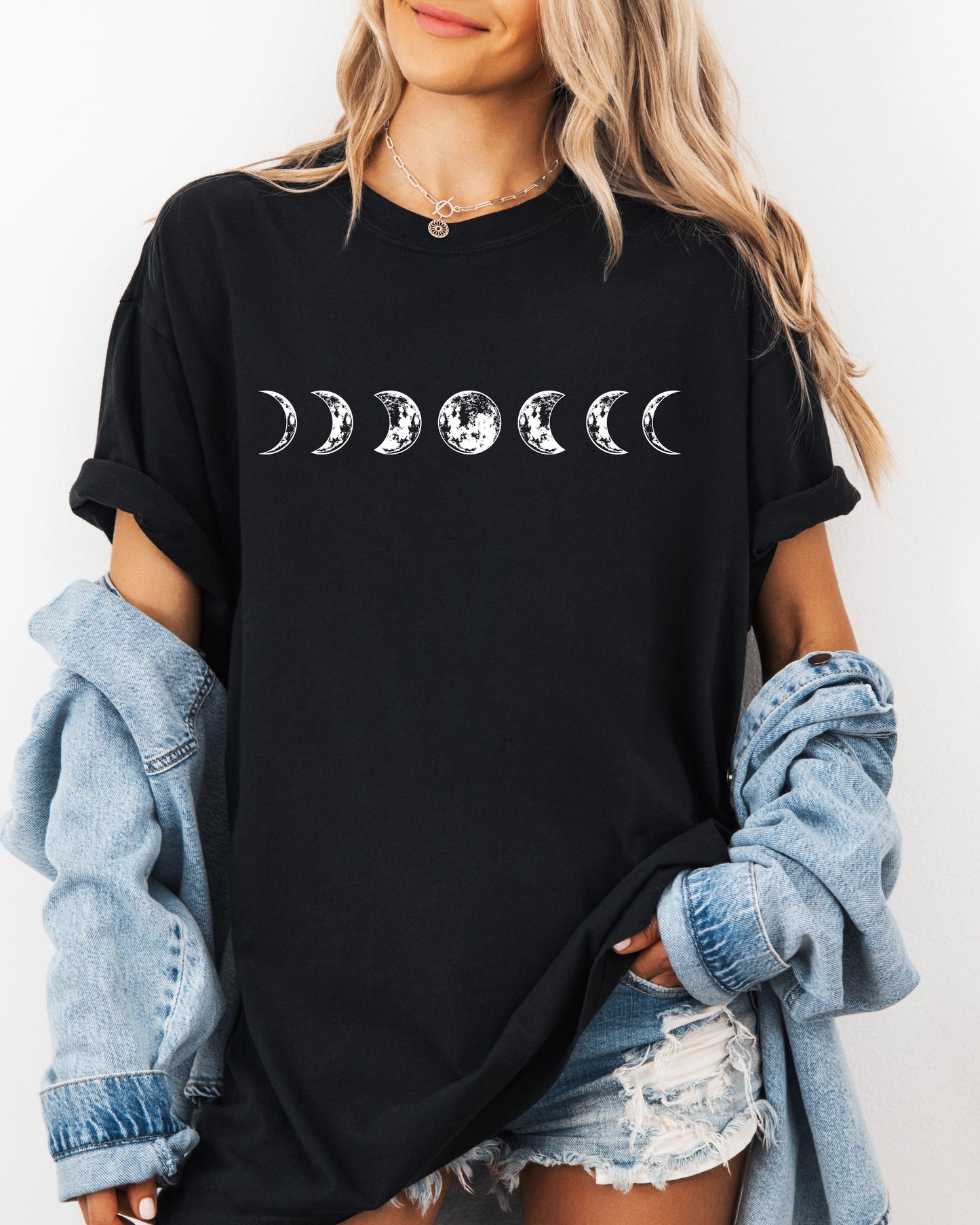 Moon Phase Tee 🌙 | Cozy Nature Graphic Tee