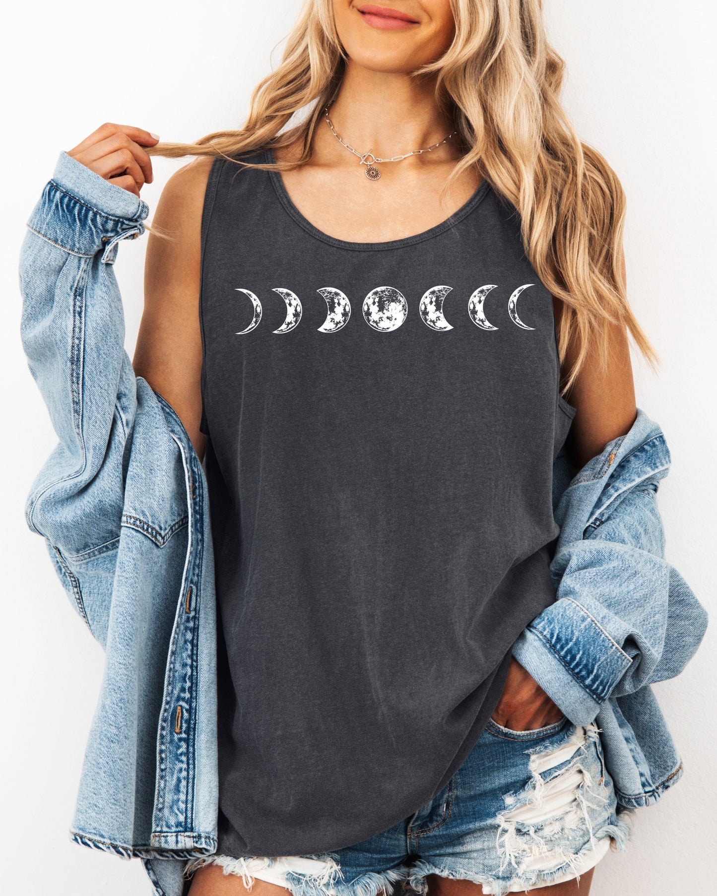 Moon Phase Tank 🌙 | Cozy Nature Graphic Tank