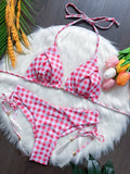 Printed Split Bikini Swimsuit Sexy Triangle Women Swimsuit Swimming Suit