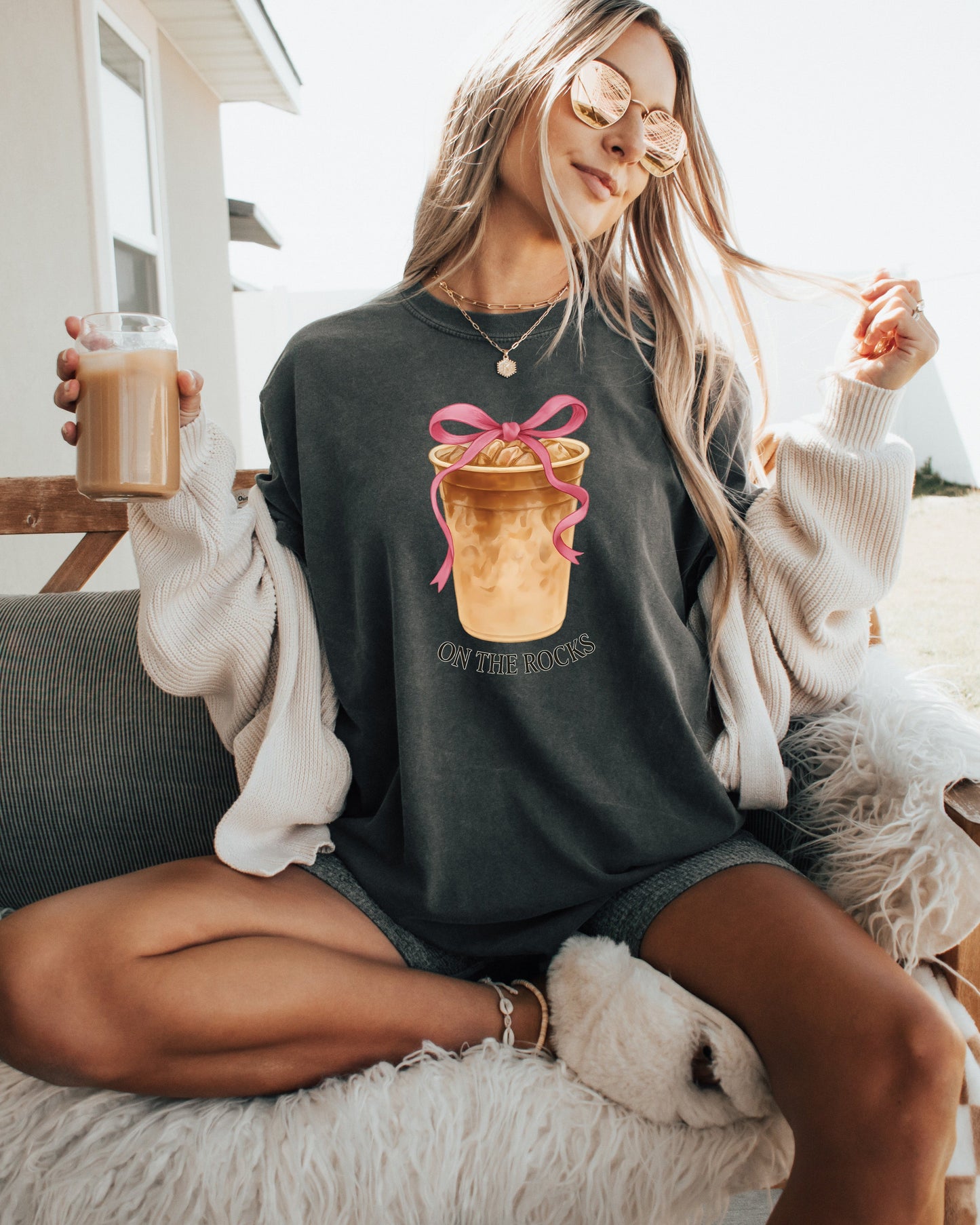 On the Rocks Latte Tee ☕