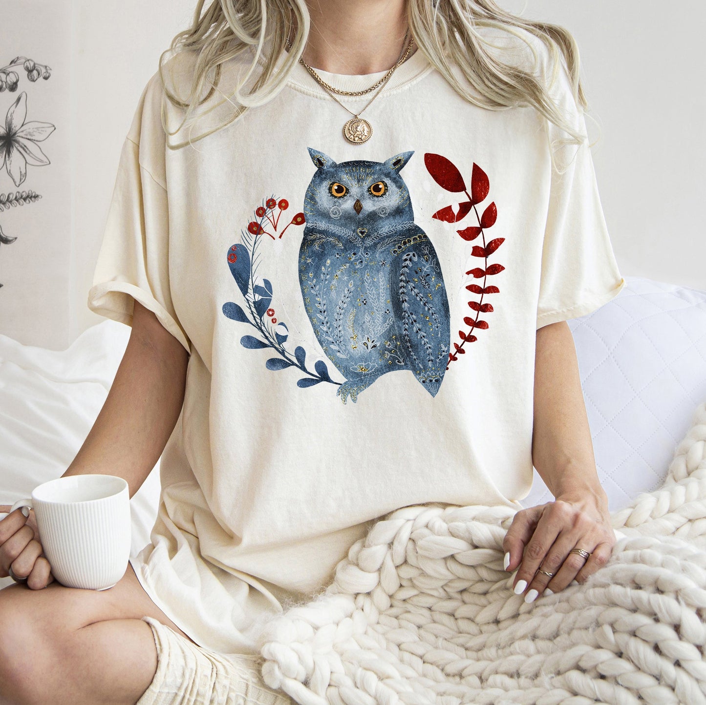 Cozy Owl Energy Tee/Sweatshirt