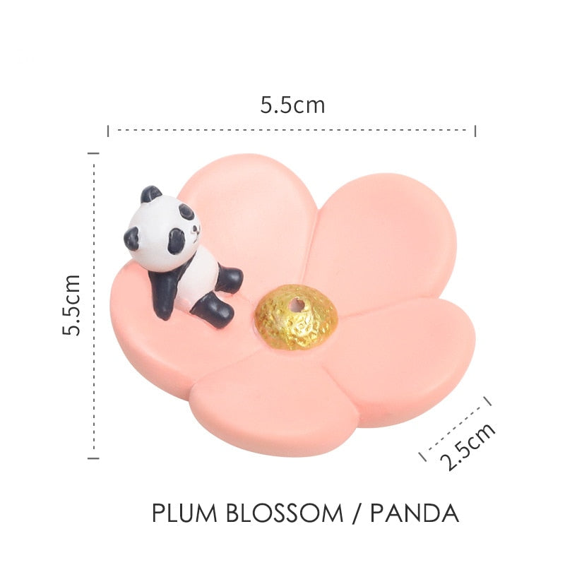 🌞Sakura Animal Incense Holder
