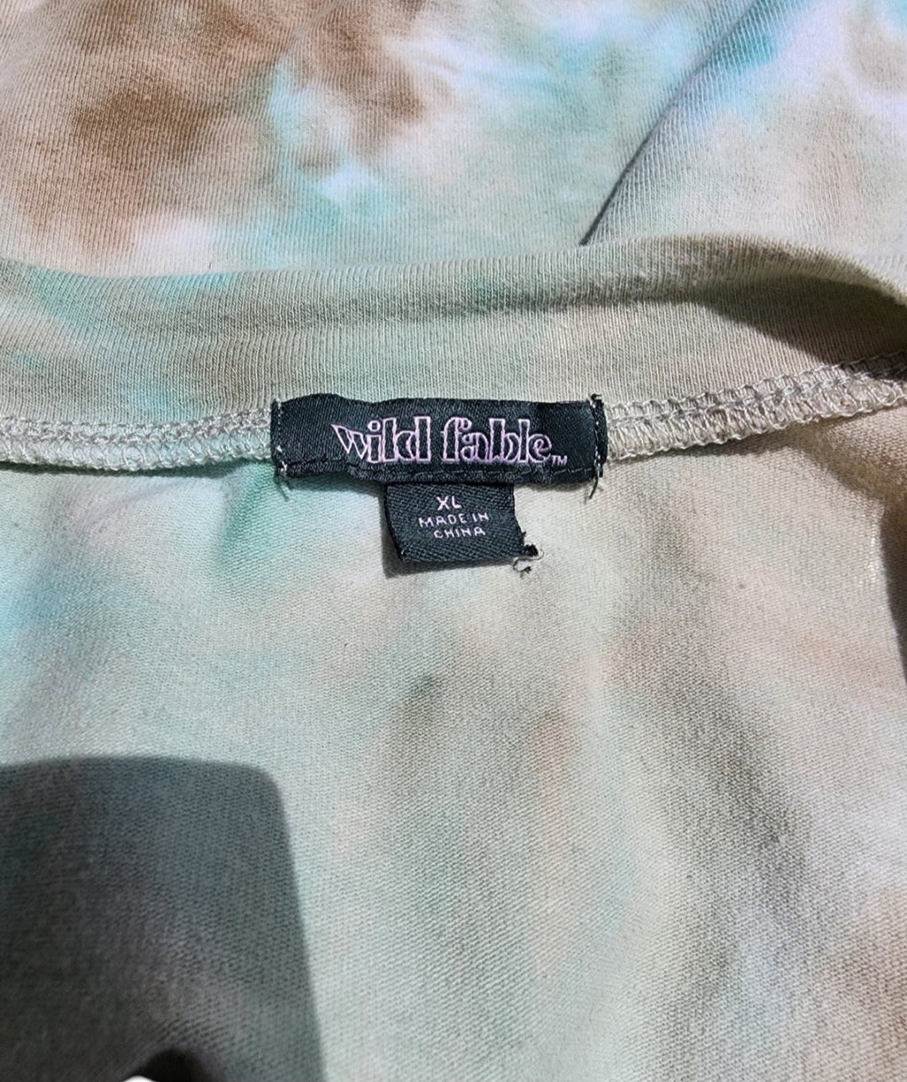 Women's Tye Dye Crop Top XL