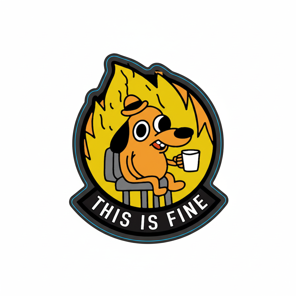 This is Fine - Sticker