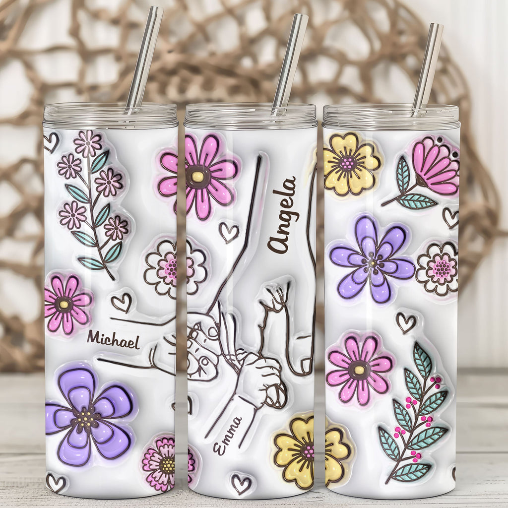 You Hold Our Hearts 💜 | Personalized Family Tumbler
| C983