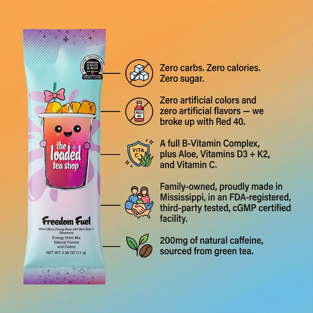 🧋 Loaded Tea Shop | Freedom Fuel Boost