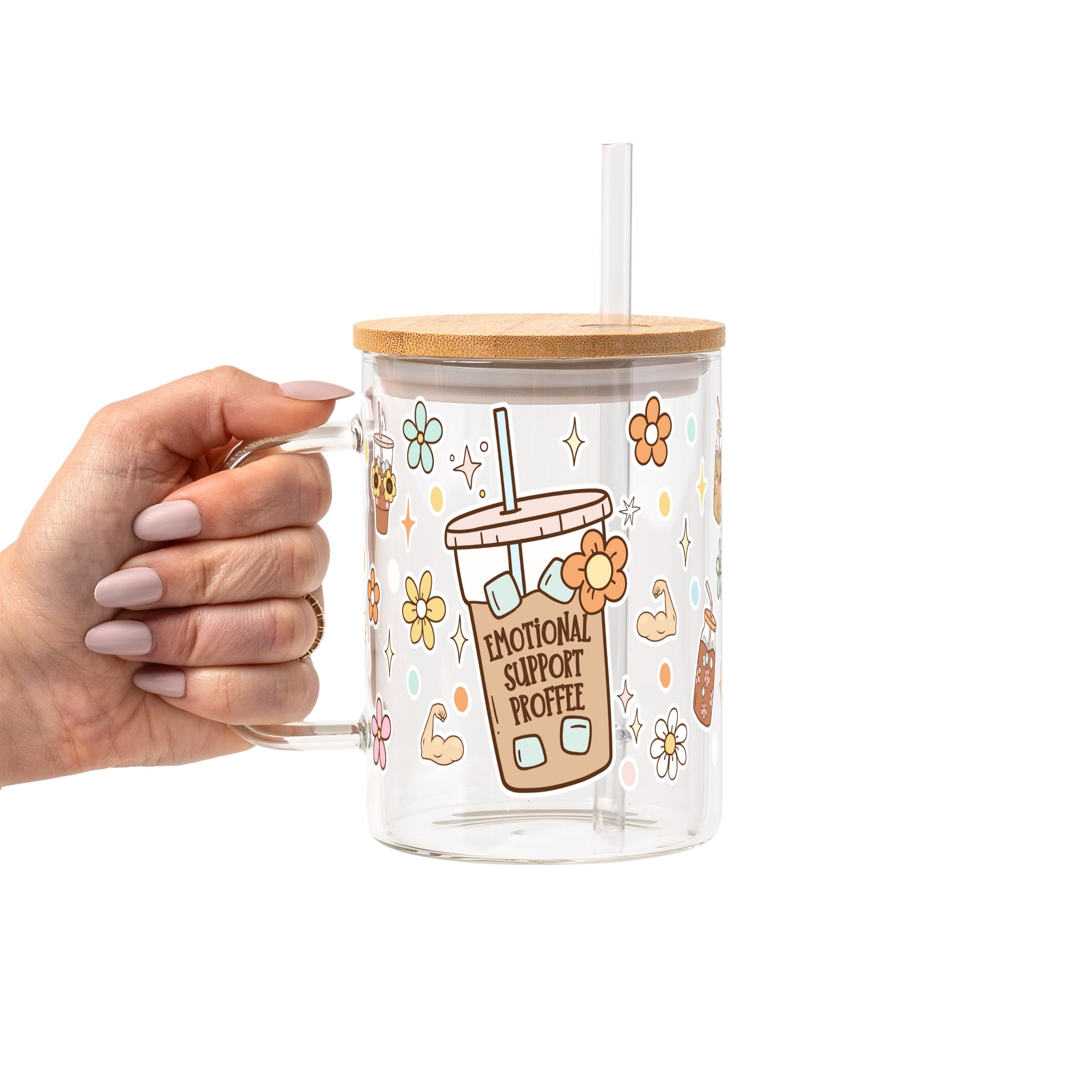 Emotional Support Bestie Tumbler