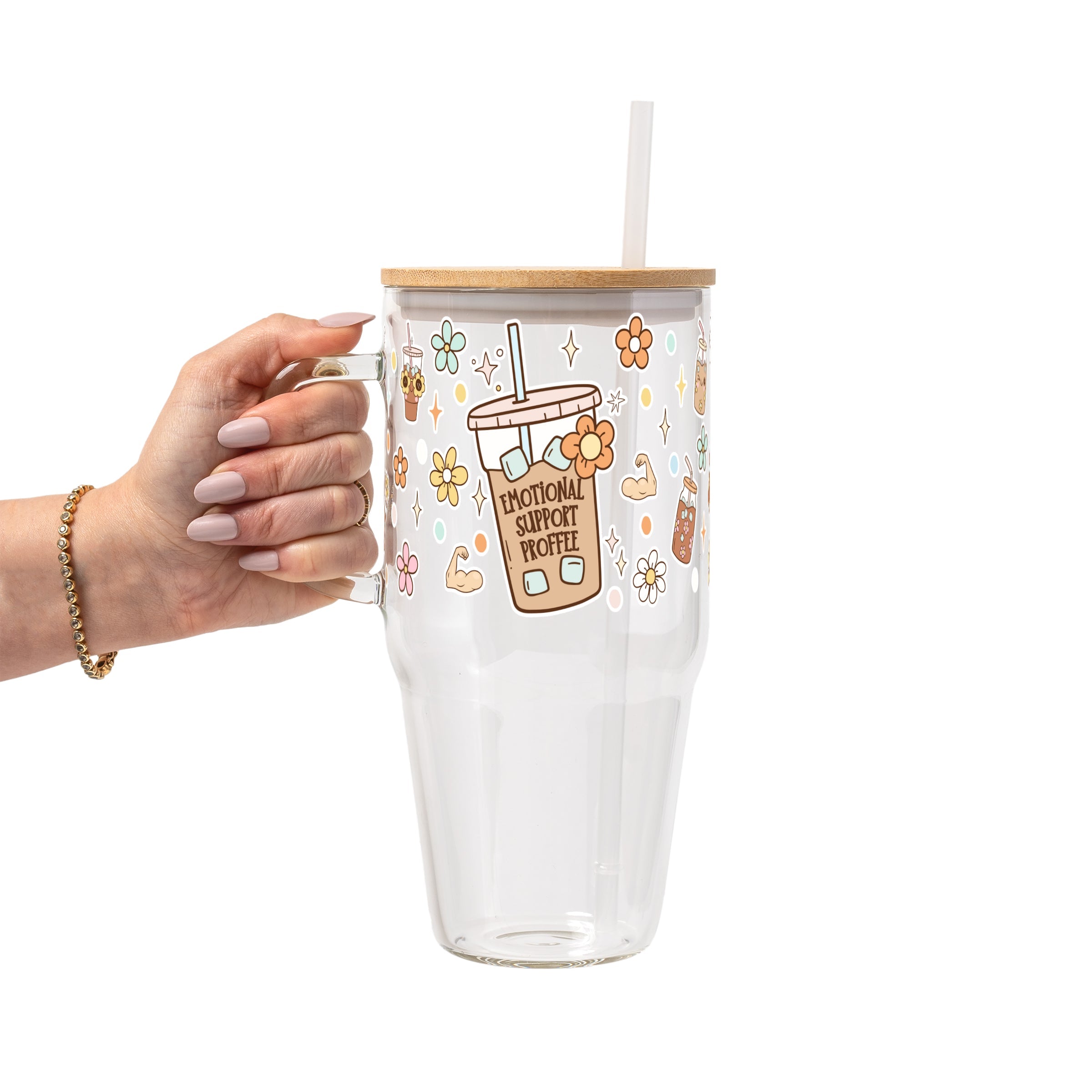 Emotional Support Bestie Tumbler