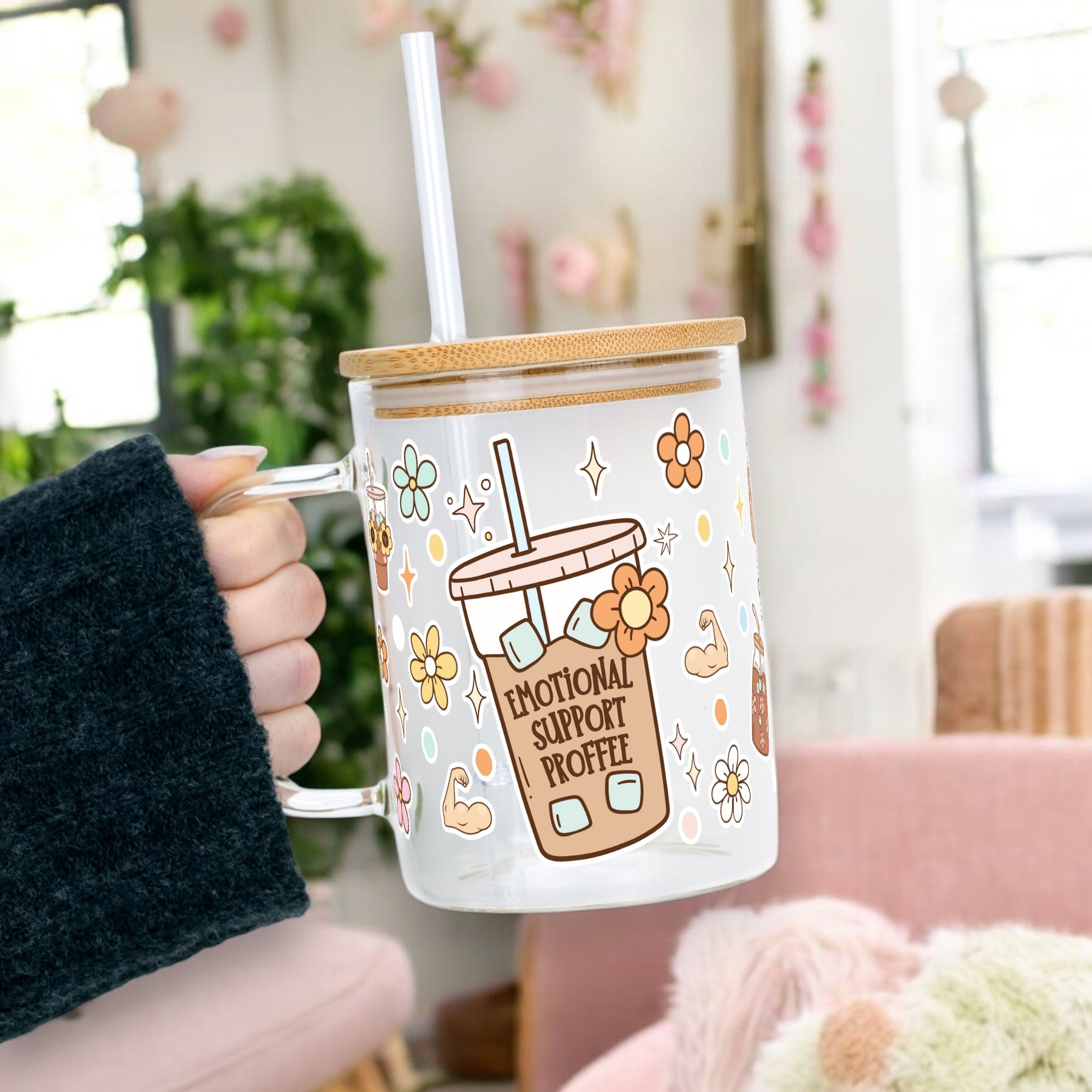 Emotional Support Bestie Tumbler