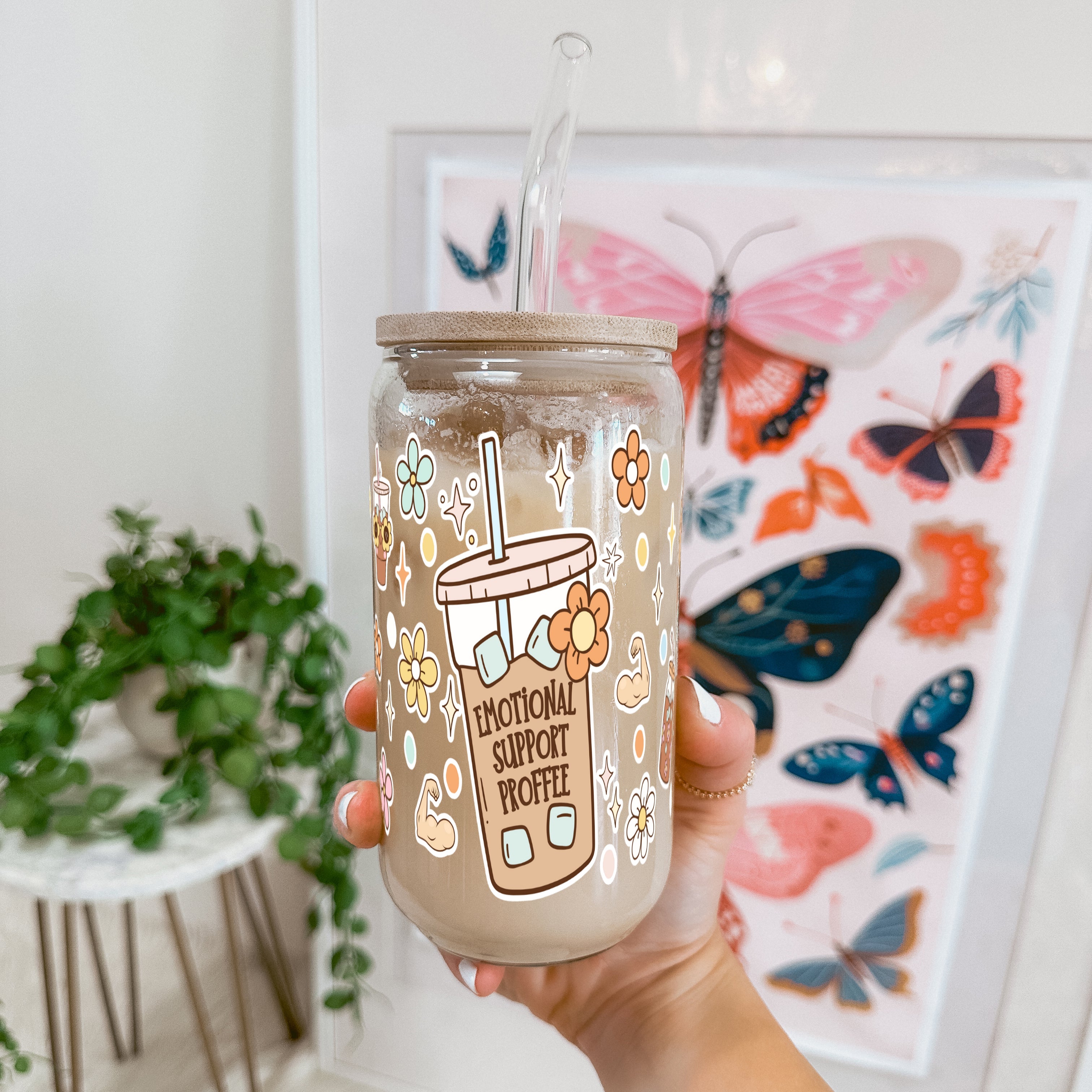 Emotional Support Bestie Tumbler