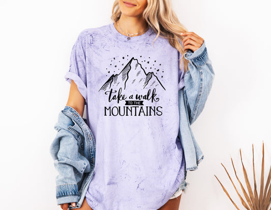 Take a Walk to the Mountains Tee 🌲