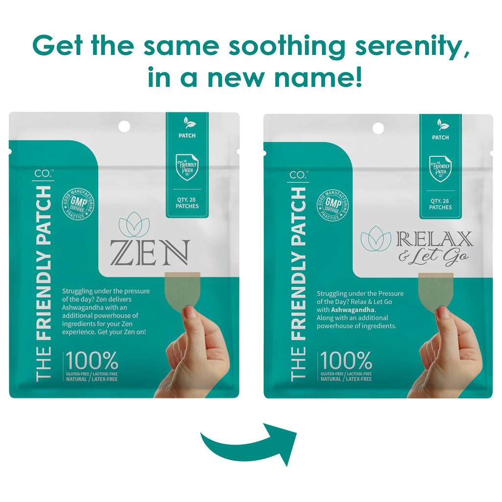 🌱Zen - Relax & Let Go with Ashwagandha - 28 Patches