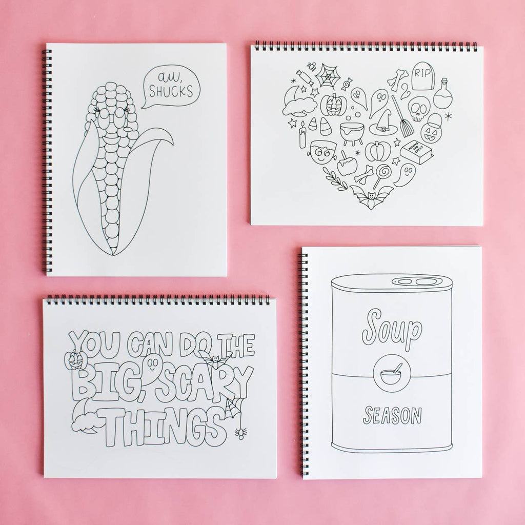 🍁Fall Coloring Book | Simple Adult Coloring Book