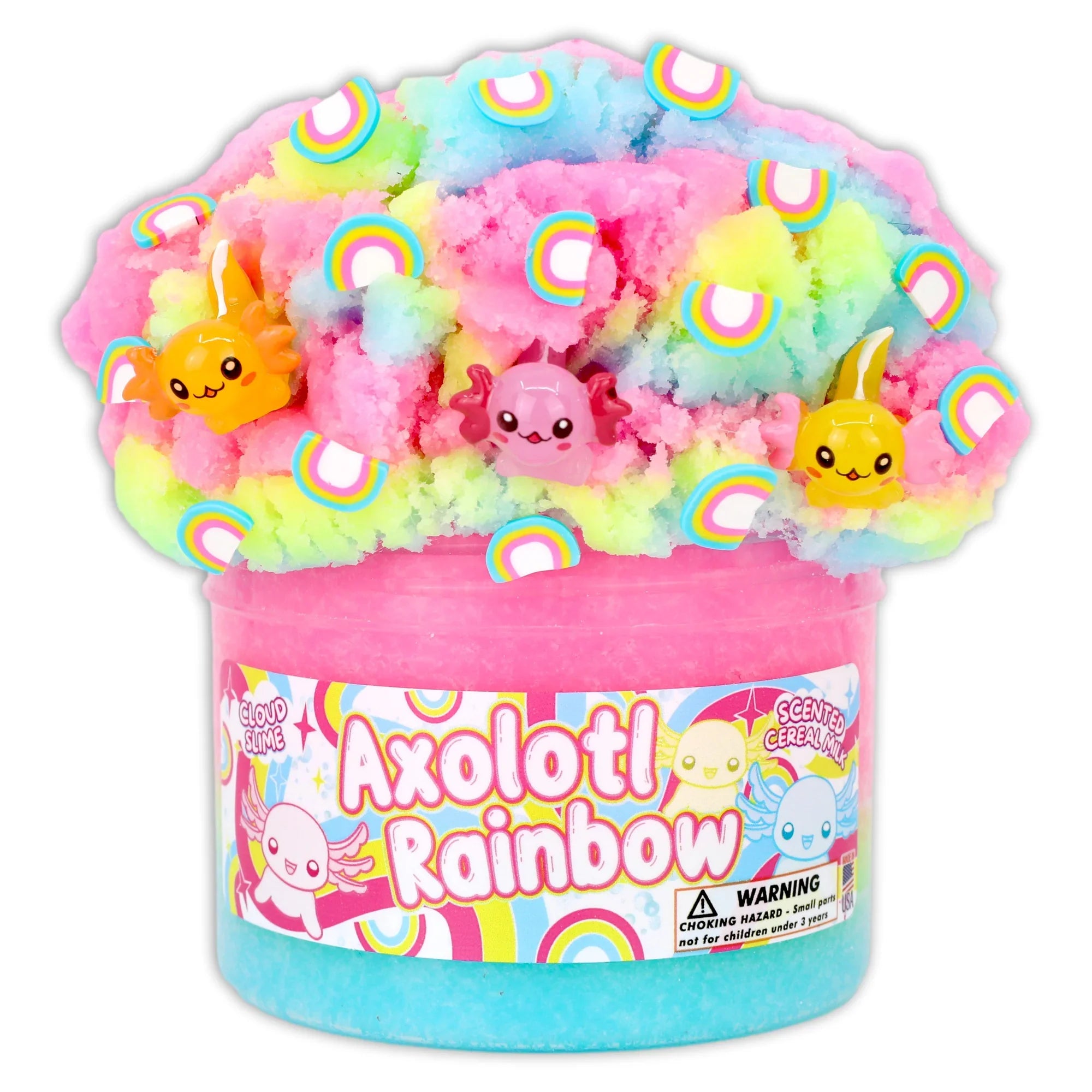 Axolotl Rainbow Dope Slime 🌈 | Mood Boost Sensory Slime