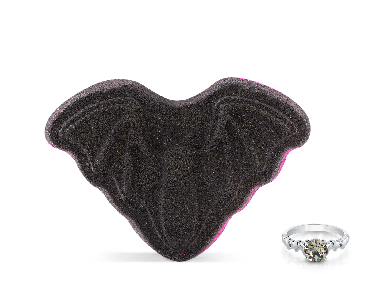 Batty for Cozy Bath Bomb
(Surprise Jewelry)