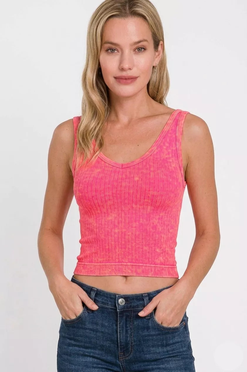 ✨Sunset Reset Tank – Pink