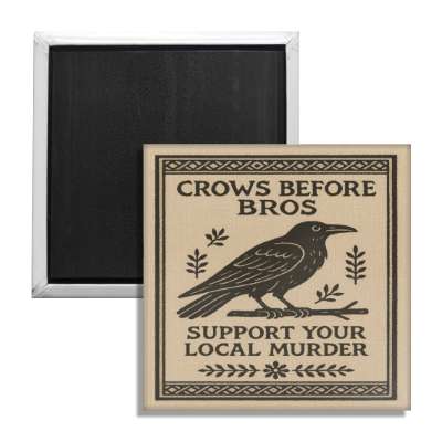 Echoes of Jake: Loyalty Over Noise (Crows Before Bros Magnet)