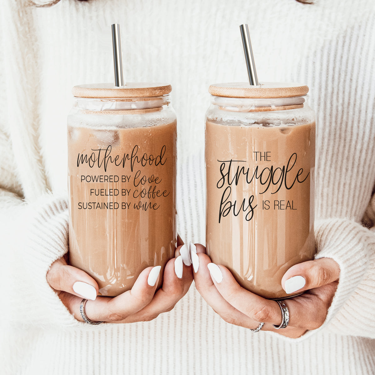 Struggle Bus: Emotional Support Iced Coffee 17oz