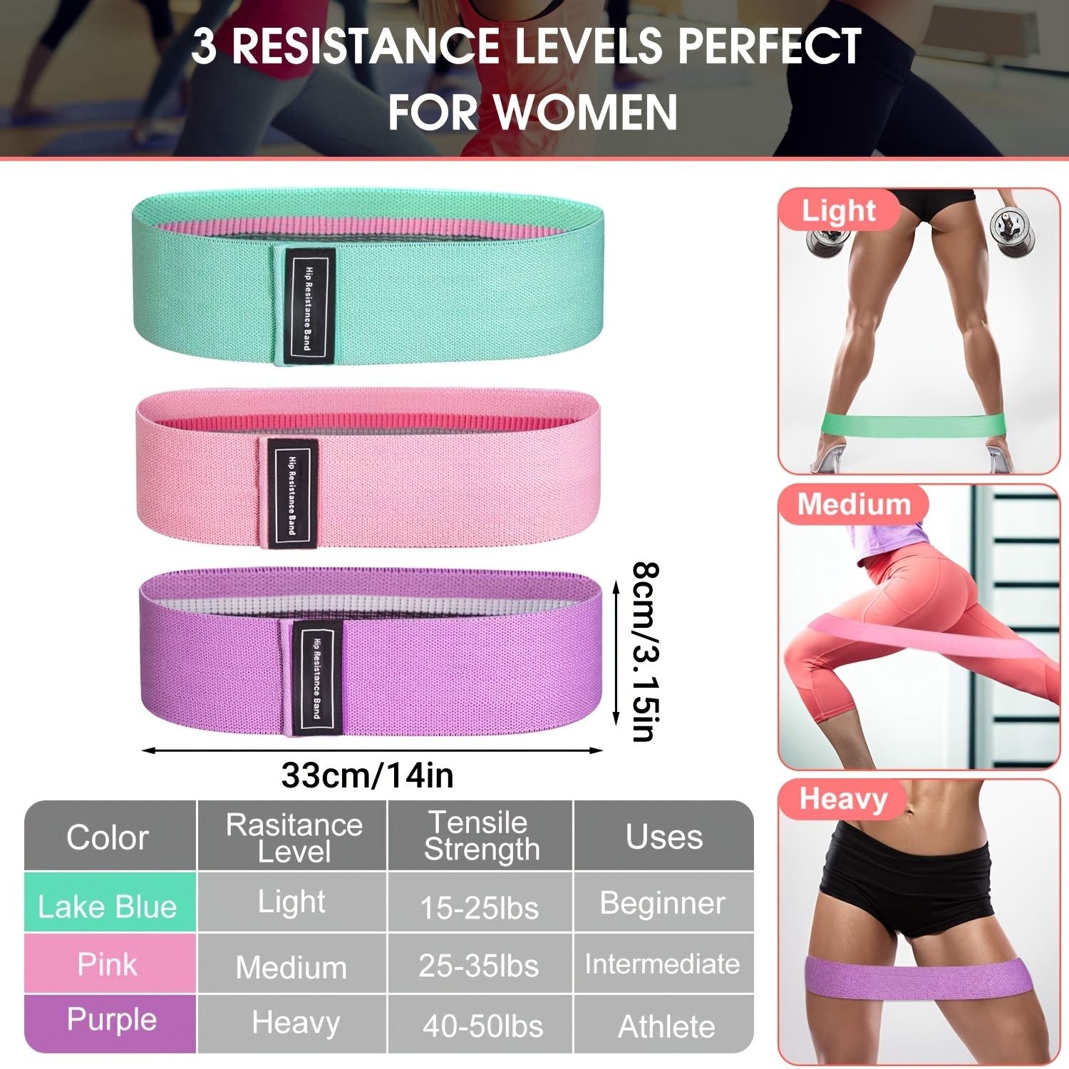 💜 Soft Strength Bands