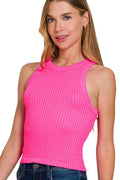 ✨Dopamine Pop Seamless Tank |Pink