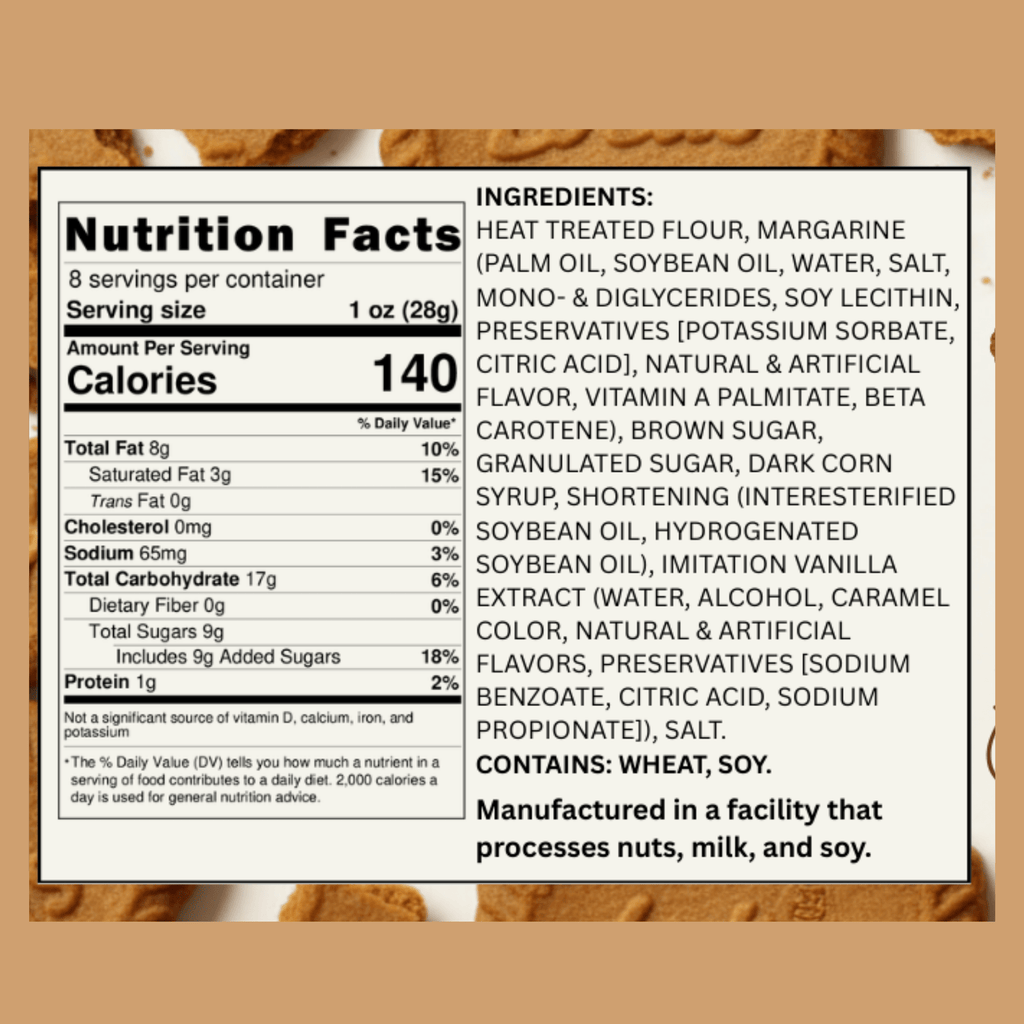 Emotional Support Cookie Dough- Egg-Free - With Biscoff Crumbles