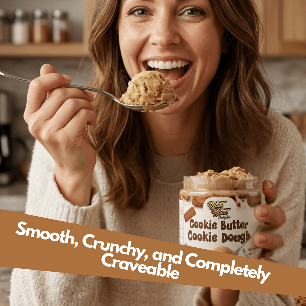 Emotional Support Cookie Dough- Egg-Free - With Biscoff Crumbles