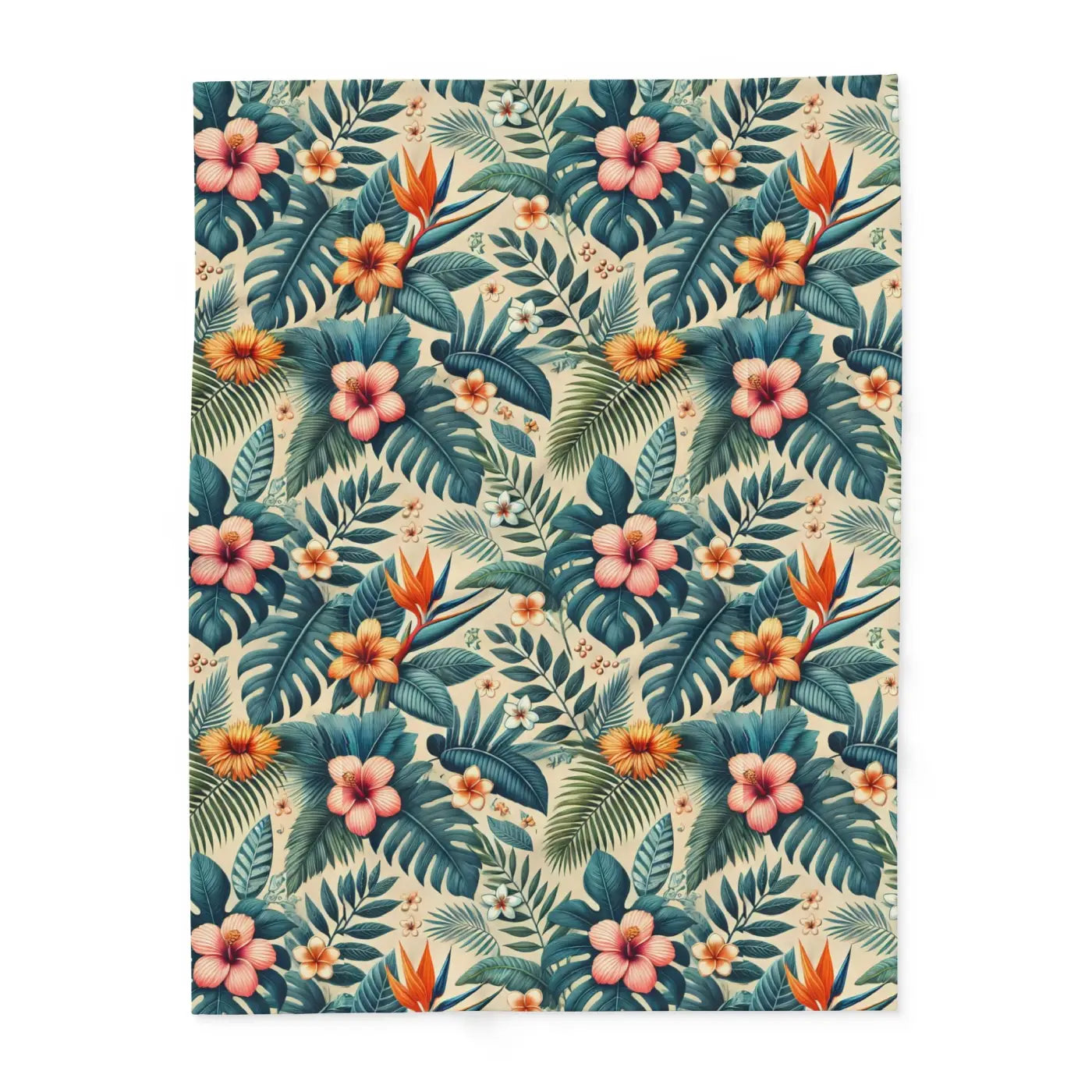 Forest Reset 🍃 | Cozy Leaves Fleece Blanket