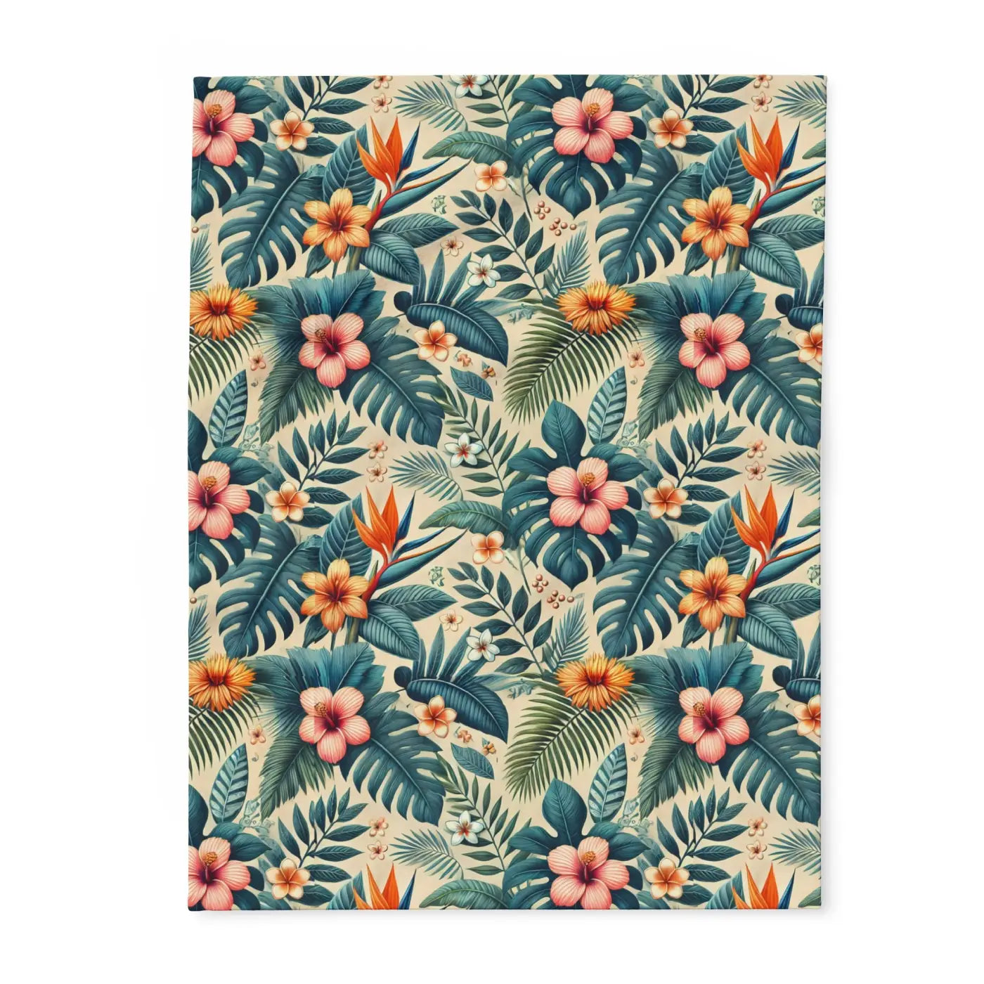 Forest Reset 🍃 | Cozy Leaves Fleece Blanket