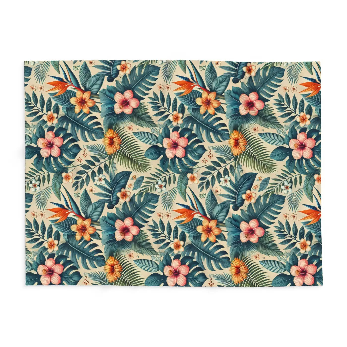 Forest Reset 🍃 | Cozy Leaves Fleece Blanket