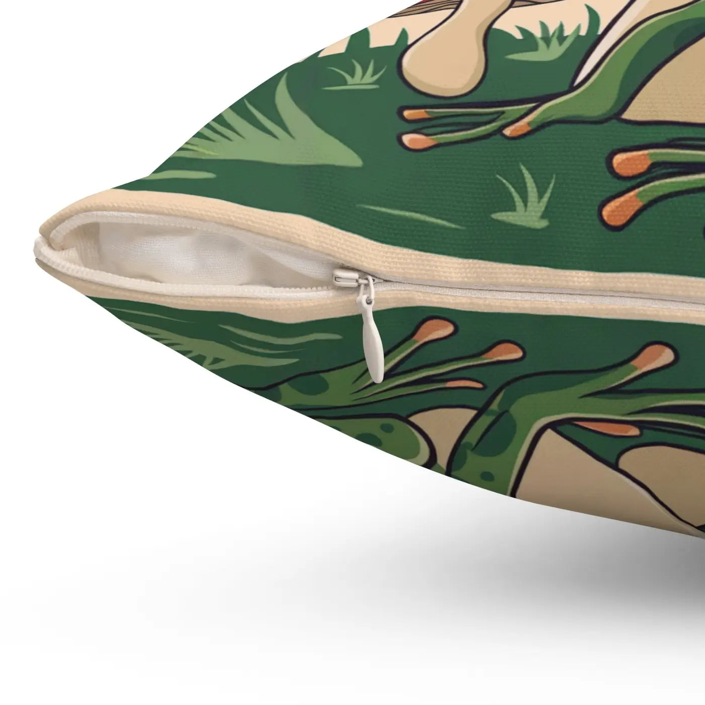 Cozy Mushroom Pillows - Polyester Throw Pillow - Dipaliz