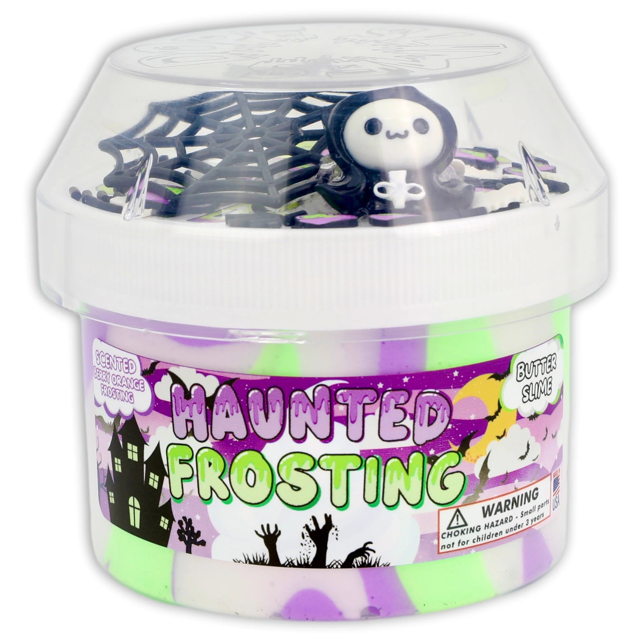 Haunted Frosting Dope Slime 👻 | Calm Hands Reset Slime