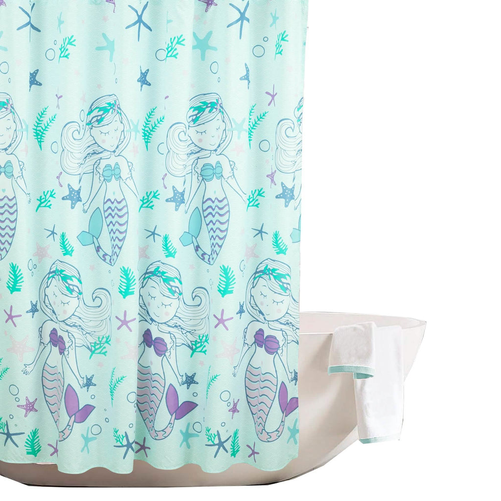 Soft Life Reset: Ocean Calm Shower Curtain 🌊