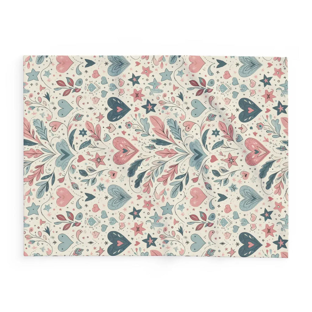 Gentle Love Reset 🌸 | Pastel Hearts Cozy Blanket