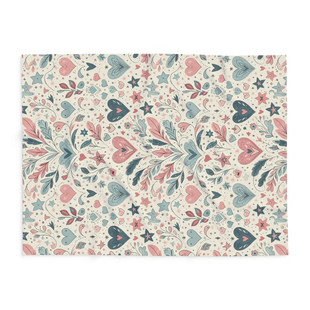 Gentle Love Reset 🌸 | Pastel Hearts Cozy Blanket