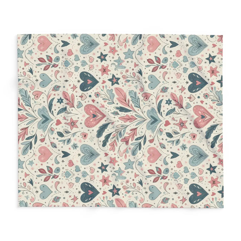 Gentle Love Reset 🌸 | Pastel Hearts Cozy Blanket