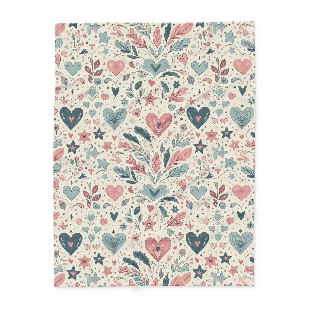Gentle Love Reset 🌸 | Pastel Hearts Cozy Blanket