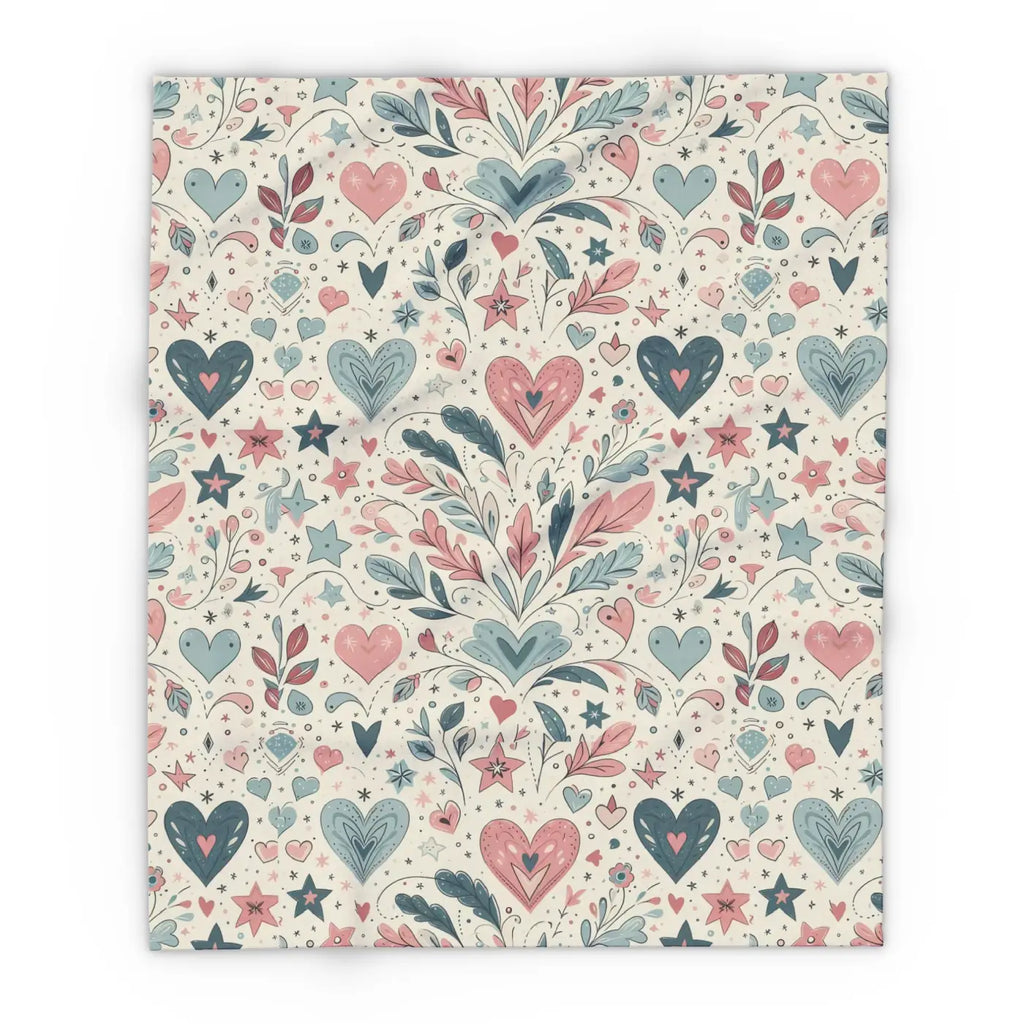 Gentle Love Reset 🌸 | Pastel Hearts Cozy Blanket
