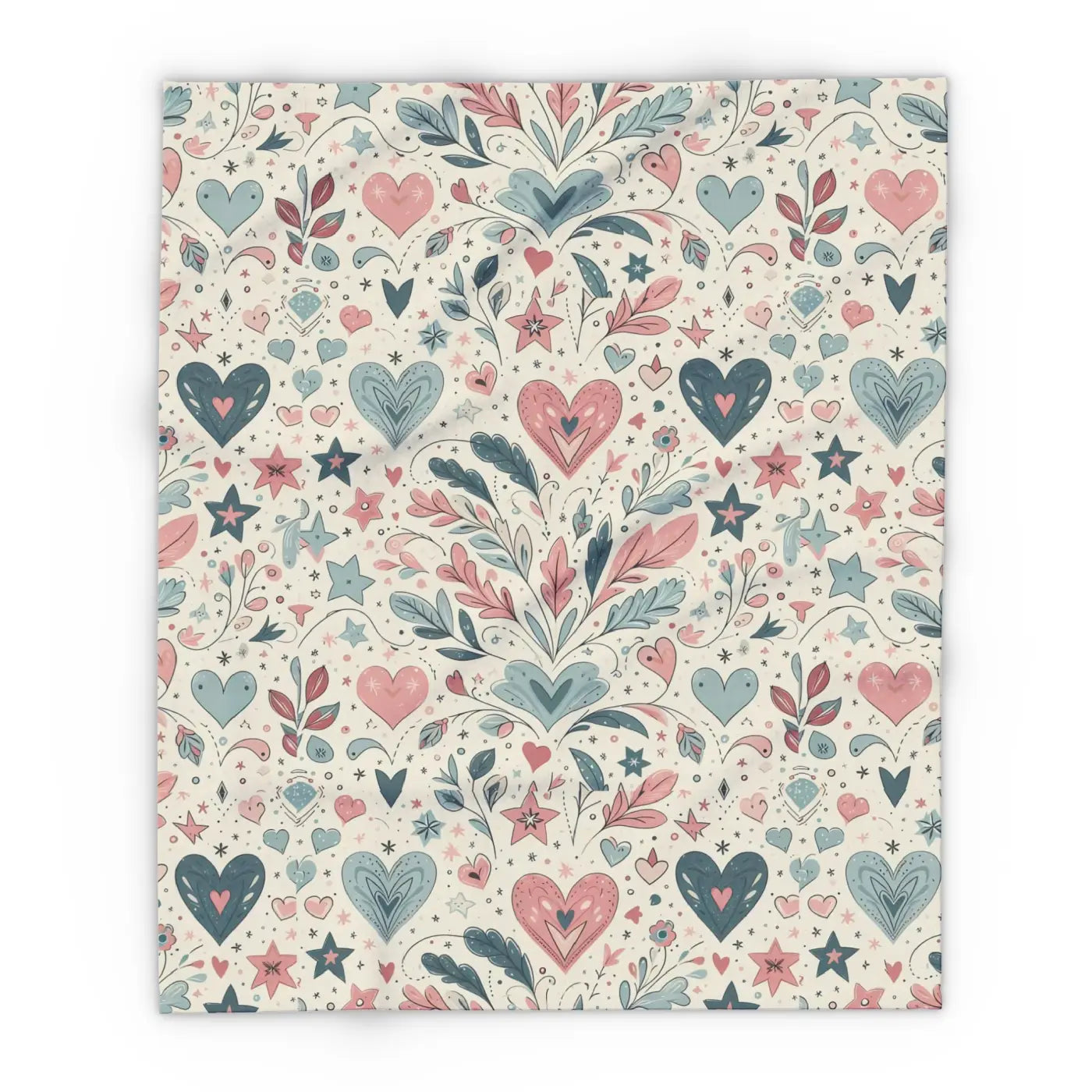 Gentle Love Reset 🌸 | Pastel Hearts Cozy Blanket
