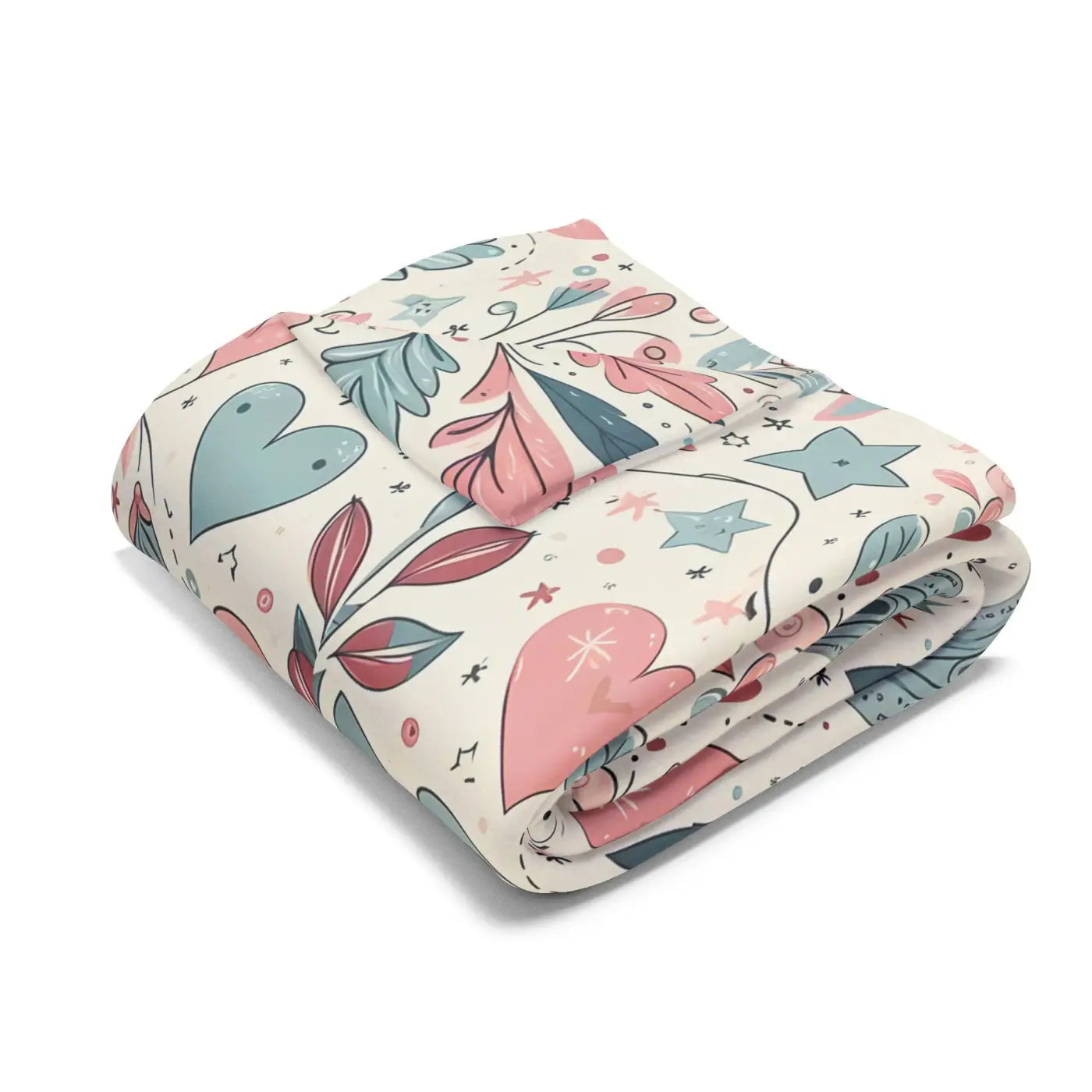 Gentle Love Reset 🌸 | Pastel Hearts Cozy Blanket