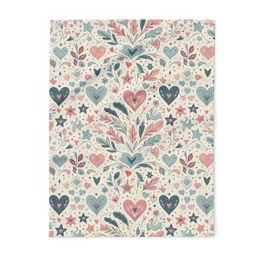 Gentle Love Reset 🌸 | Pastel Hearts Cozy Blanket