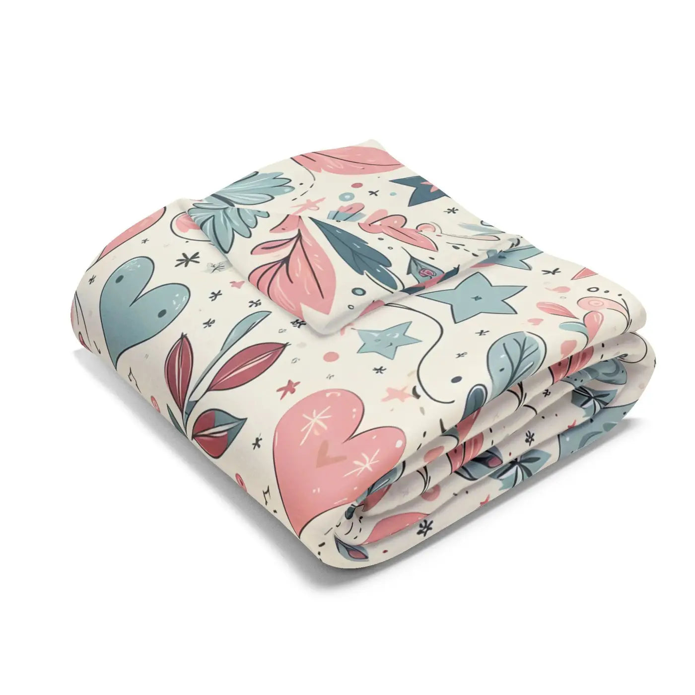Gentle Love Reset 🌸 | Pastel Hearts Cozy Blanket