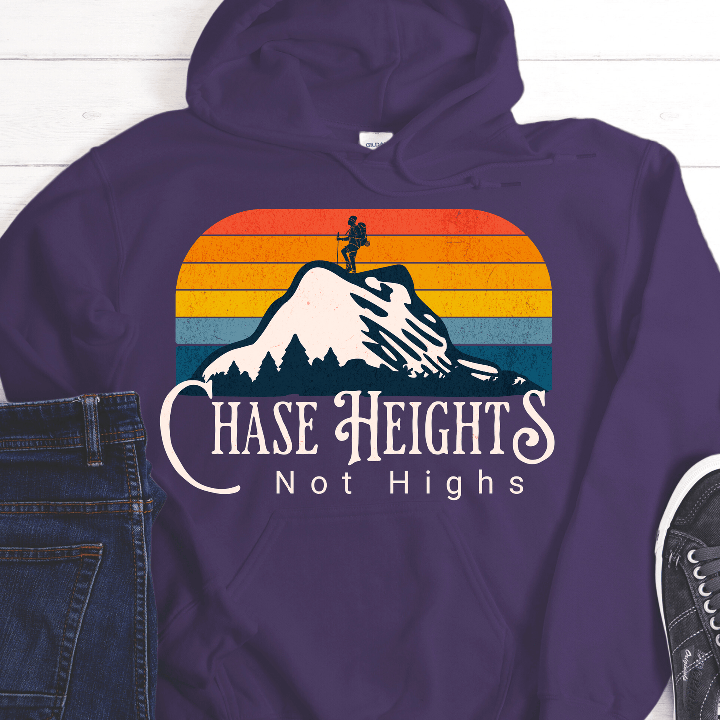 ✨ Chase Heights Not Highs Hoodie